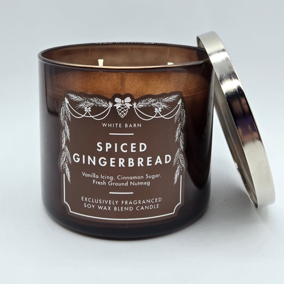 Bath and Body Works Spiced Gingerbread 3 Wick Candle - Picture 5 of 5